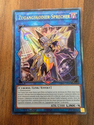 Yu-Gi-Oh! RA02-DE044 Zugangskodier-Sprecher Ultimate Rare 1st NM