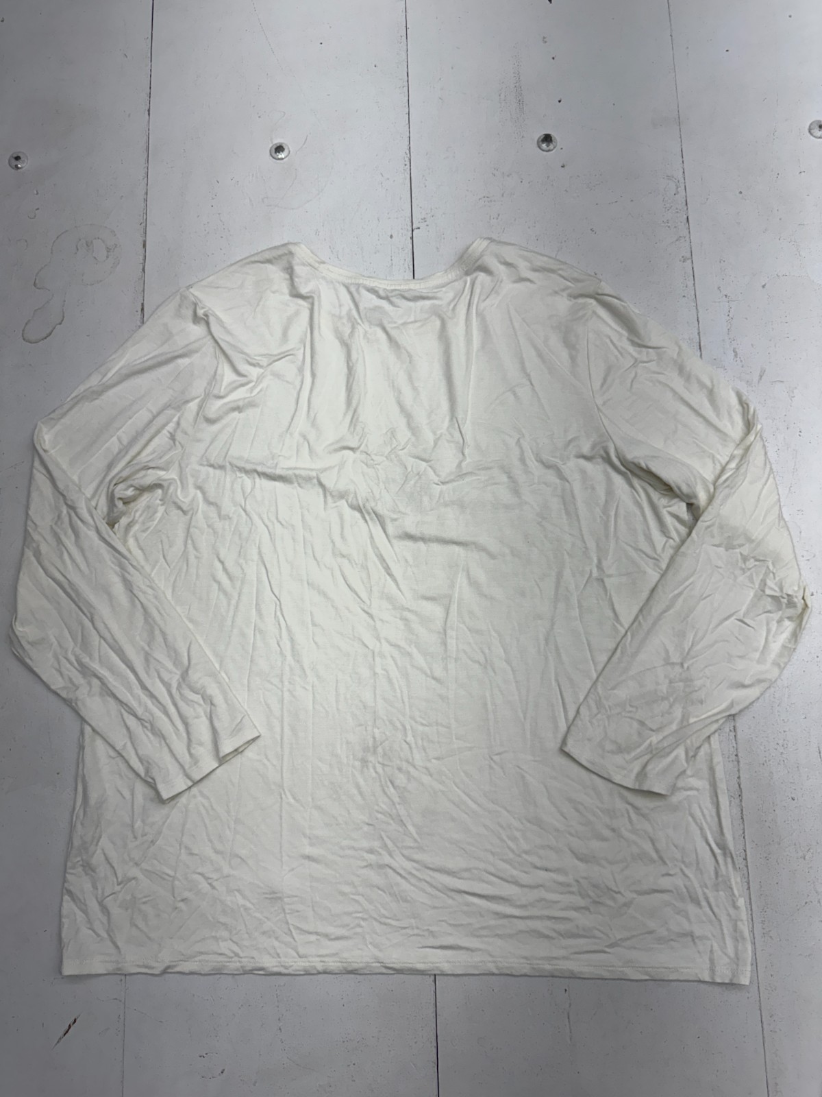 Chicos Ultimate Tee Solid White Lightweight Long … - image 2