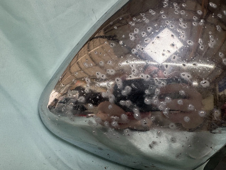 Espejo retrovisor puerta lateral derecho derecho Datsun 620 pasajero 72-79 metal Foto 2 de 4