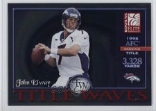 2001 Donruss Elite Title Waves 1896/1996 John Elway #TW-5 HOF 0b3