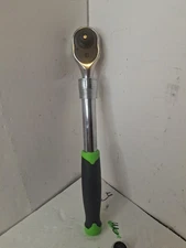 Pittsburgh 1/2" Drive Low Profile Ratchet with Comfort Grip #59848 Neon Green 