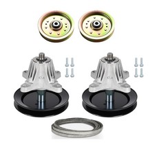 Complete 42" Spindle Pulley Belt Kit For Craftsman LT1500 PYT9000 for 42" Deck