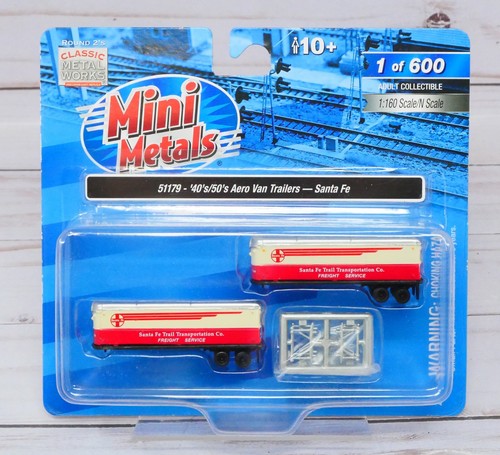 Remolques Aero Van Mini-Metales 51179, años 40 / '50, Santa Fe, escala 1/160 N | Zustand: New