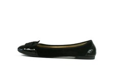 Salvatore Ferragamo 00S Velour Patent Leather Ballet Shoes