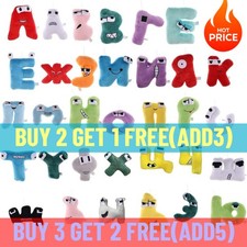 NEW Alphabet Lore Russian Letter Plush Toy Pillow Kids Soft And Cuddly Stuffed