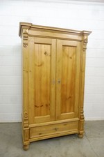 Antiker Gründerzeit Schrank Kleiderschrank Küchenschrank  aus Weichholz um 1880