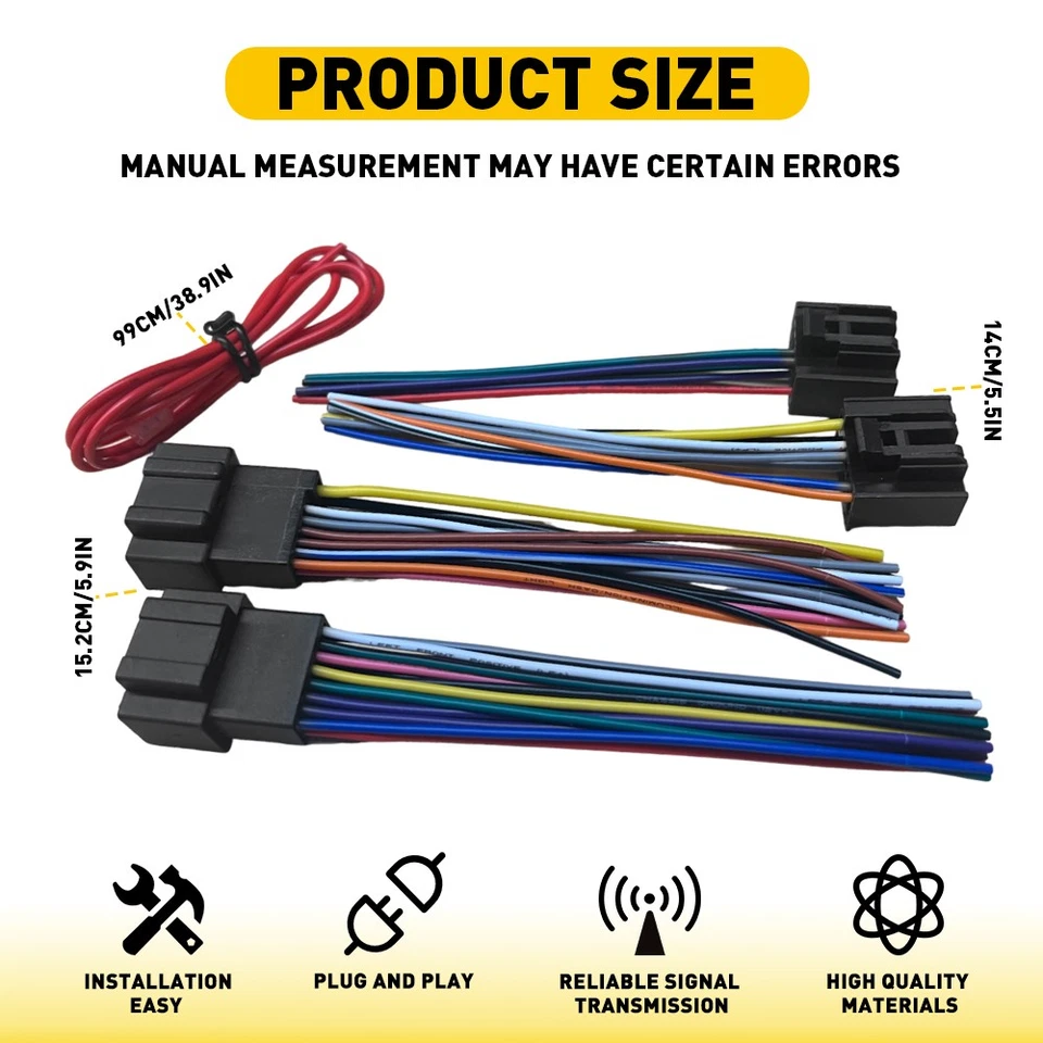 Hot автомобиля радио заменить обратный жгут проводов для PONTIAC Bonneville 2003-2005 EO - Изображение 3 из 4