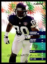 Cris Carter 1995 Fleer #231 Vikings NFL READ FREE SHIPPING AutographDen
