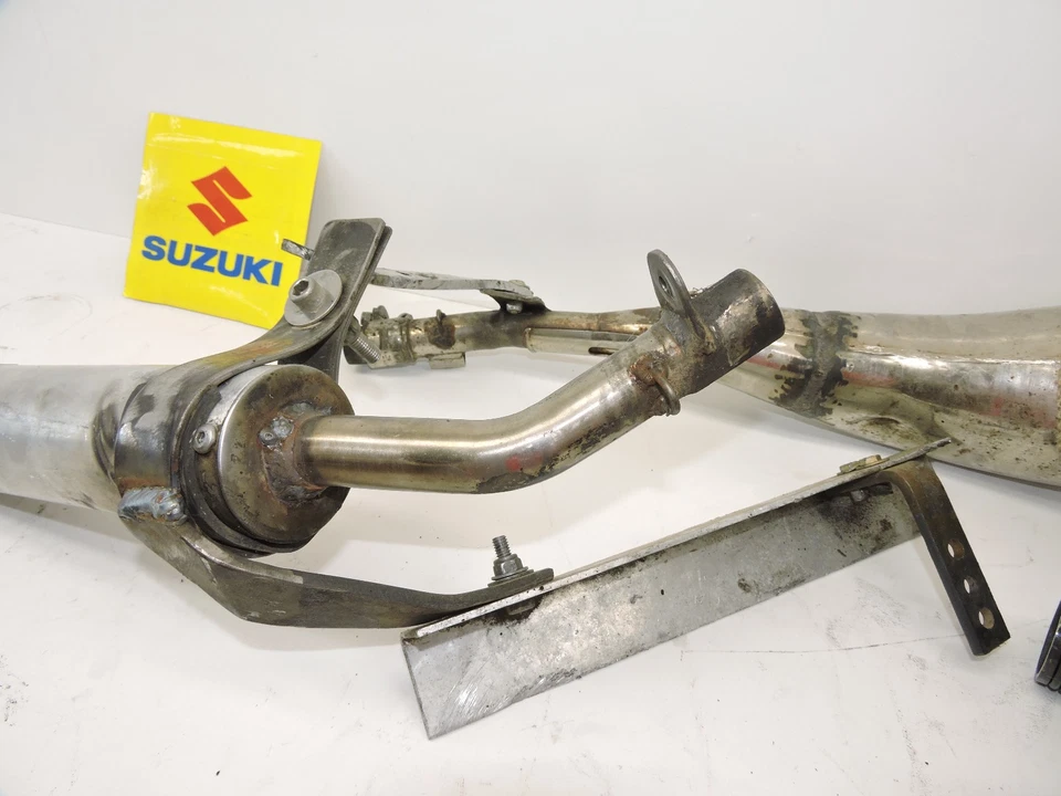 🔥 SUZUKI RM250 RM 250 1998 Pro Circuit CABEZAL DE TUBO DE ESCAPE Y CARRO SILENCIADOR 🔥 Foto 4 de 4