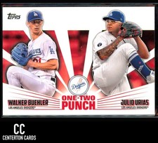 2023 Topps #12P-3 Walker Buehler / Julio Urías One-Two Punch Dodgers