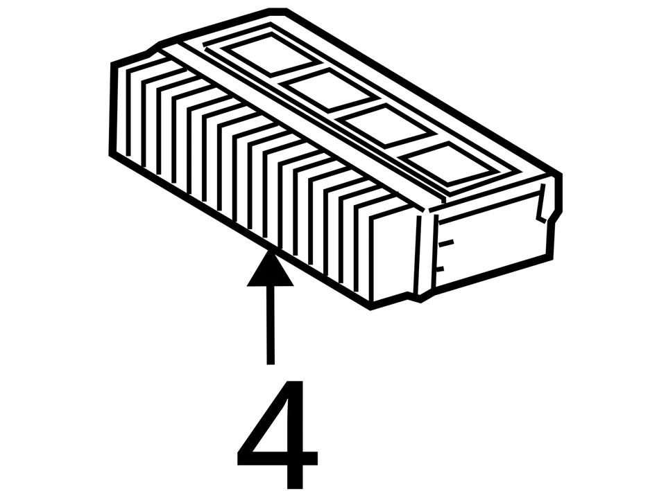 Equipamento de áudio amplificador de rádio Mark Levinson SWB compatível com 07-09 LEXUS LS460 2661905 - Imagem 4 de 4