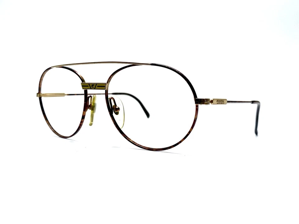 Óculos aviador Carrera marrom dourado metal tartaruga Áustria 5464 41 55 17 140 - Imagem 2 de 4