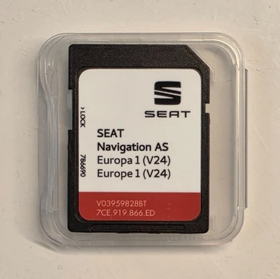 GENUINO SEAT MIB2 AS 2027 V24 MAPA SAT IBIZA / LEON / ATECA / TARJETA SD NAVEGACIÓN ACTUALIZACIÓN - Imagen 1 de 4