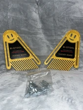 Featherboard for Table Saws, Adjustable Double Board with Plastic Slide Block