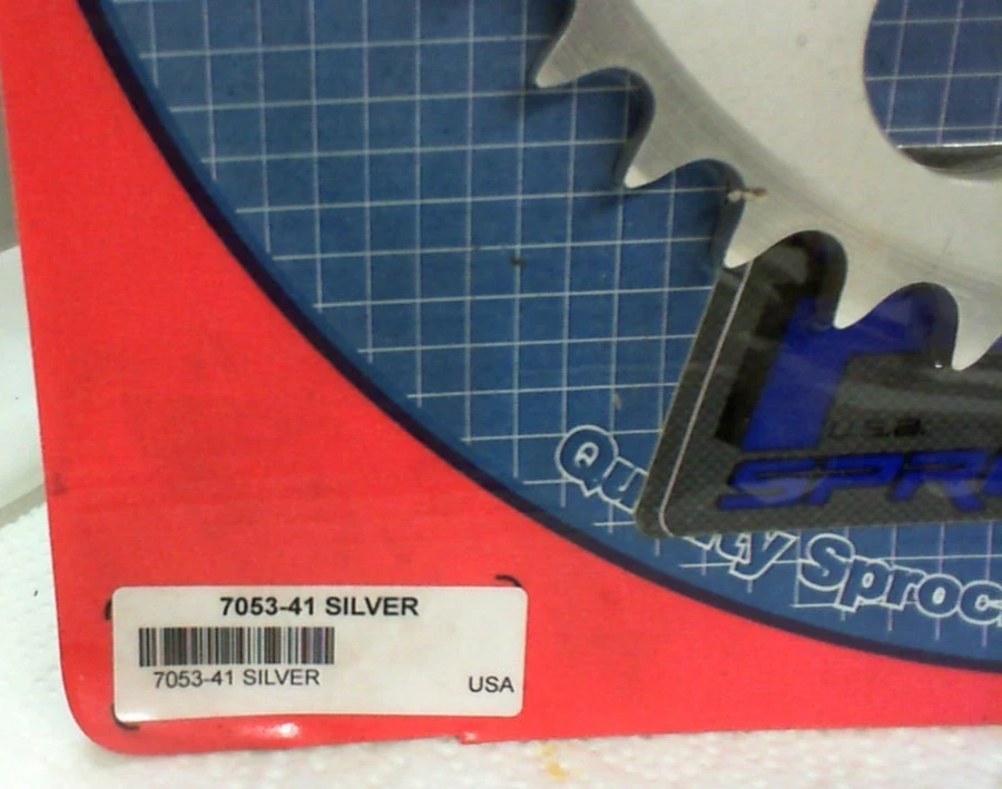 RODA DENTADA TRASEIRA YAMAHA YZ100 IT125 IT175 AFTERMARKET PBI 41T 7053-41 AHRMA VINTAGE - Imagem 3 de 4