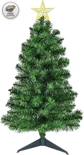 3FT Premium Hinged Artificial Holiday Small Mini Christmas Tree for Tabletop,Hom
