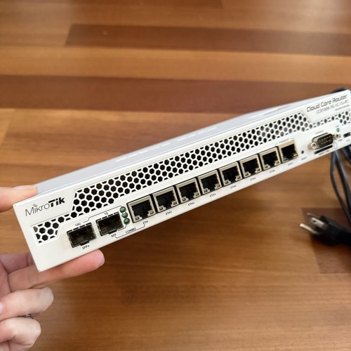 MikroTik Cloud Core Enterprise Router CCR1009-7G-1C-1S+PC 2GB 128MB - Picture 4 of 13