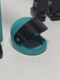 Vintage LOT Of (2) LEGO Technic Cyber Strikers 8257 Figures - Retired Rare VISOR