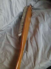 Vintage 16 Wood Shoe Horn /boot /Coat Brush Natural Bristles