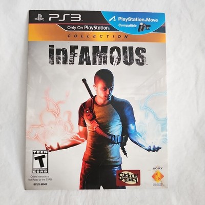Infamous  [Not For Resale] PS3 (PlayStation 3, 2011) Sleeve New Sealed