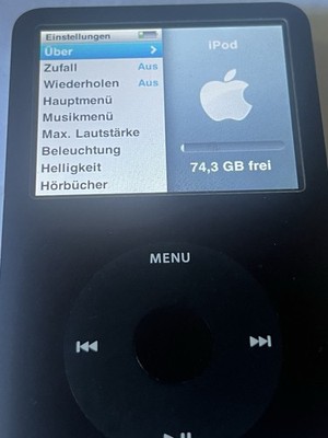 Apple iPod Classic 6. Generation Pink Lila (80GB) - Top Zustand!!