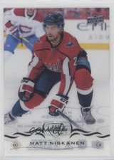 2018-19 Upper Deck Clear Cut Matt Niskanen #186 0o5t
