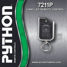 Python 7211P 2-Way 1-Button Remote Control EZSDEI7211 Silver For 4203P 4205P