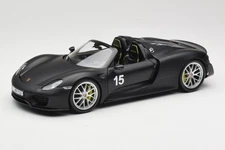 110062444 Porsche 918 Spyder Weissach Package Matt Black Minichamps 1/18