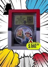 Tazos POKEMON ASH  Mint+ Nintendo Mexico Cups Taps Pog Gradelat 9.0