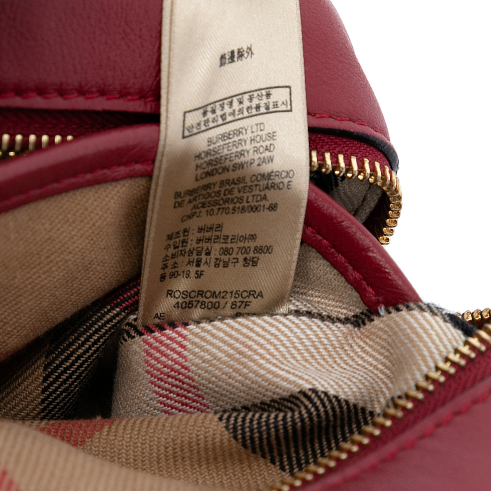 Authenticated Burberry Small Soft Grained Calfski… - image 6