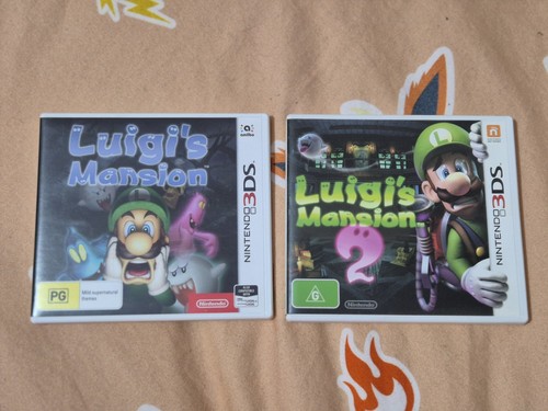 Luigi's Mansion 1 & 2 Nintendo 3DS Luigis Game Complete w/ Manual AUS - WORKING