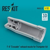 Reskit RSU32-0075 - 1:32 F-8 Crusader Exhaust Nozzle For Trumpeter Kit (3D Print