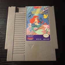 Little Mermaid (Nintendo NES) Cleaned Tested