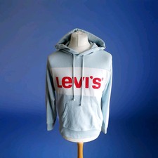 Levis Ladies Hoodie Small Light Blue