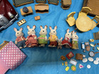 Calico Critters Sylvanian Families Lakeside Lodge Lot w/ bunny family and extras — photo 5