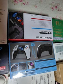 Handheld Game Console Lot Retro Electronic Games Accessories Bundle See Photo