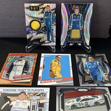 Michael McDowell 7 Card Lot Includes Select Memorabilia and More NASCAR Racing