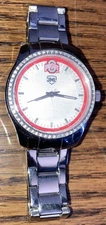 JML by Jack Mason JML-1026 Ohio State Football Watch Men’s Stainless Steel NICE!