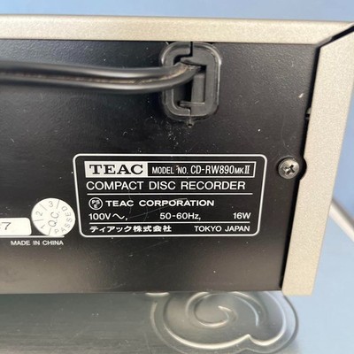 Teac CD-RW890 MKII Digital High Speed CD Recorder JANK | eBay