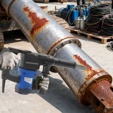 Rust Removal Scaler Electric Needle Pistol Grip Needle Scaler 3200-3400 B.P.M ﻿