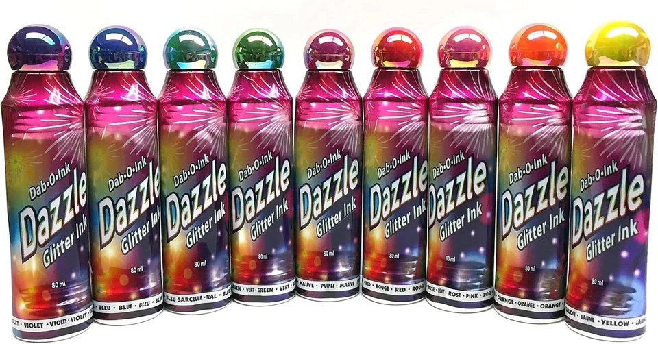 Dazzle Glitter Bingo Dauber 2-Pack - 12 Vibrant Colors for Every Game - Image 2 of 2