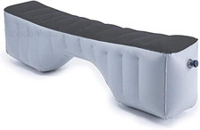 Auto Inflatable Car Travel Mattress Back Seat Gap Pad Air Bed Cushion Grey