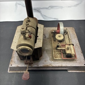 Wilesco Model Live Steam Engine Germany D-10 Vintage Works Needs New Belt !