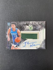 2020-21 Panini Origins Basketball Jordan Nwora Rc Rookie Patch Auto BJAB