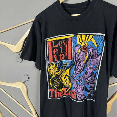 Vintage Levellers 1991 Levelling The Land Band T-shirt MA318 FREE SHIPPING