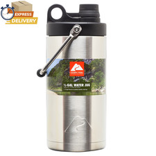 1/2 Gallon Double-Wall Vacuum-Sealed Insulated Stainless Steel Water