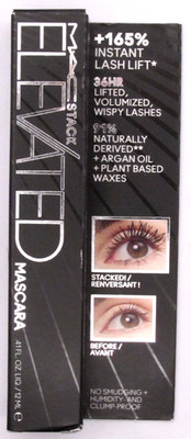 NIB MAC Stack Elevated Mascara - Black .41 fl. oz./12 ml (FULL SIZE)