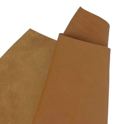 Peau de cuir de vachette toucher bougie - MARRON T83 - Photo 1/4