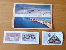 BR Deutschland Briefmarken aufgeklebt und gestempelt