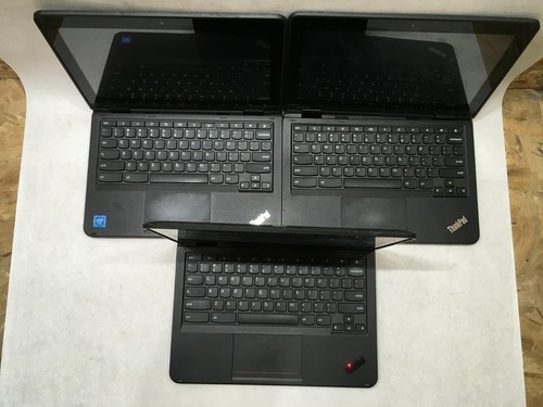 Lot of 10 Lenovo ThinkPad Yoga 11e Chromebooks Broken Hinges Missing Keys- FT - Picture 8 of 12